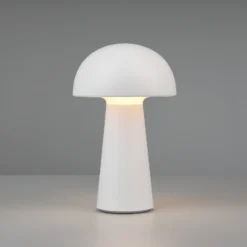 De mesa LED Lennon IP44, batería, touchdim, blanco