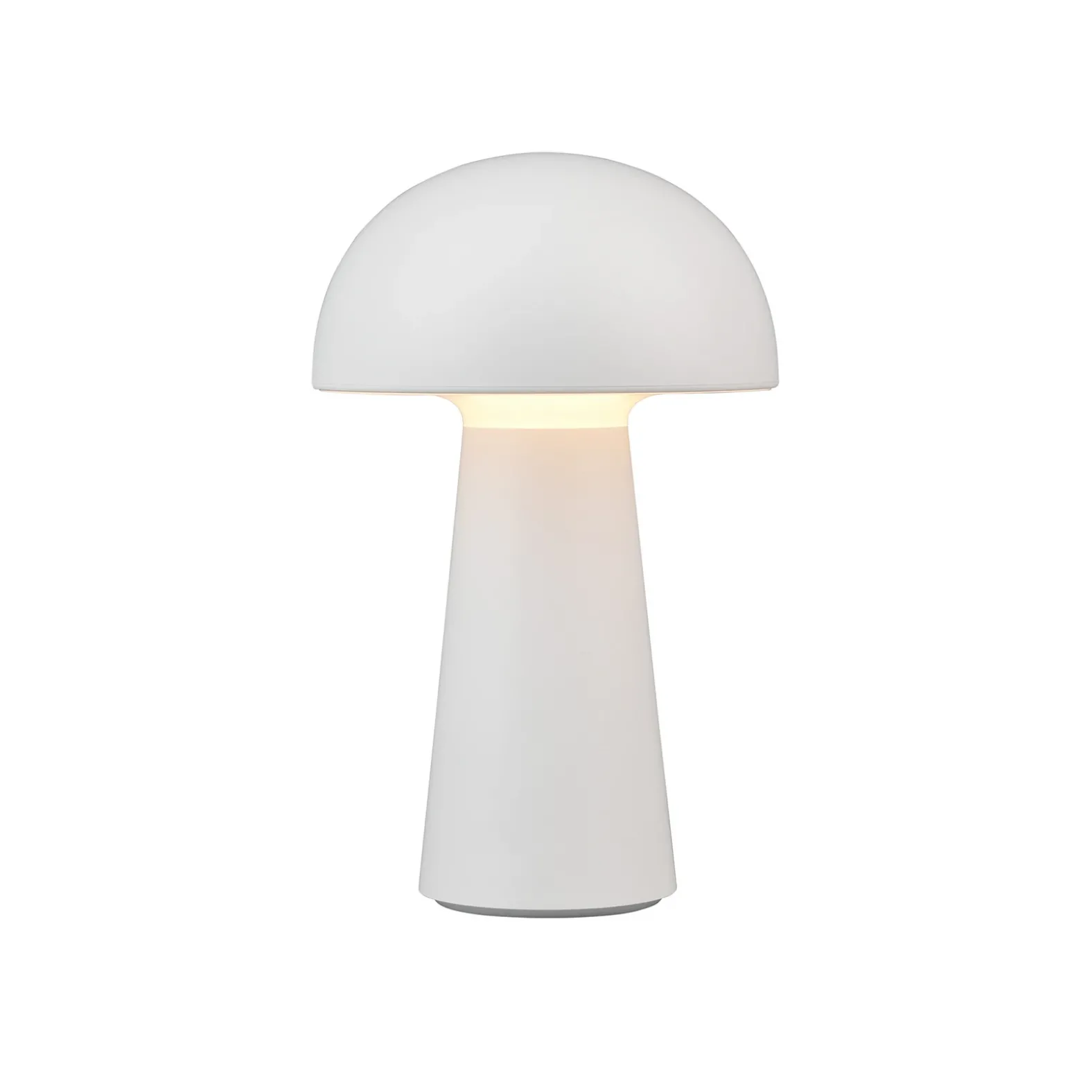 De mesa LED Lennon IP44, batería, touchdim, blanco