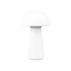 De mesa LED Lennon IP44, batería, touchdim, blanco