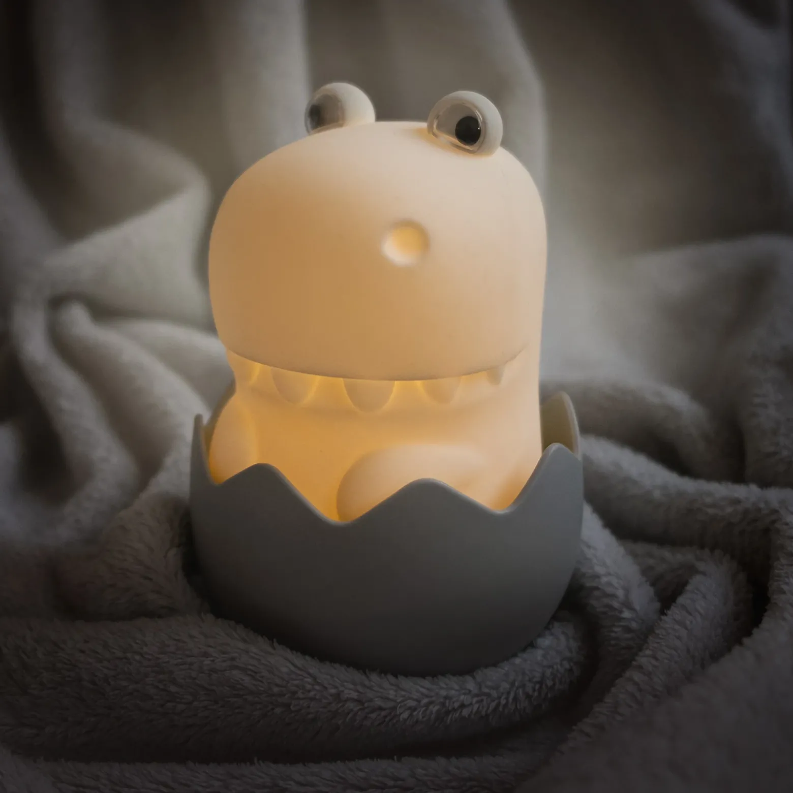 Diggy Dino lámpara de sobremesa LED recargable, USB, RGBW