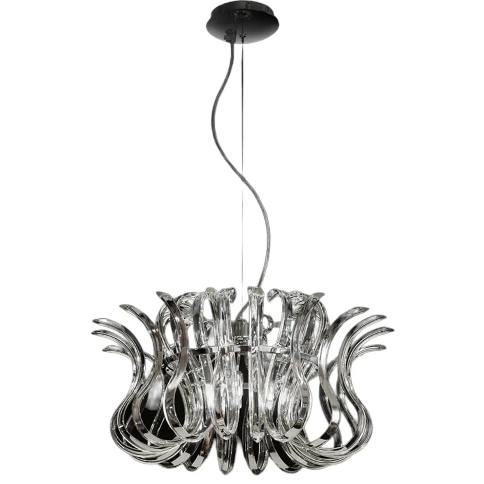 Diámetro 50 cm - Lámpara colgante de vidrio Wave