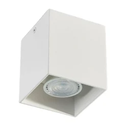 Downlight angular de diseño Carson en blanco