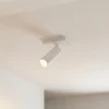 Downlight Arcchio Brinja Slim, blanco, 1 luz, GU10 MR11