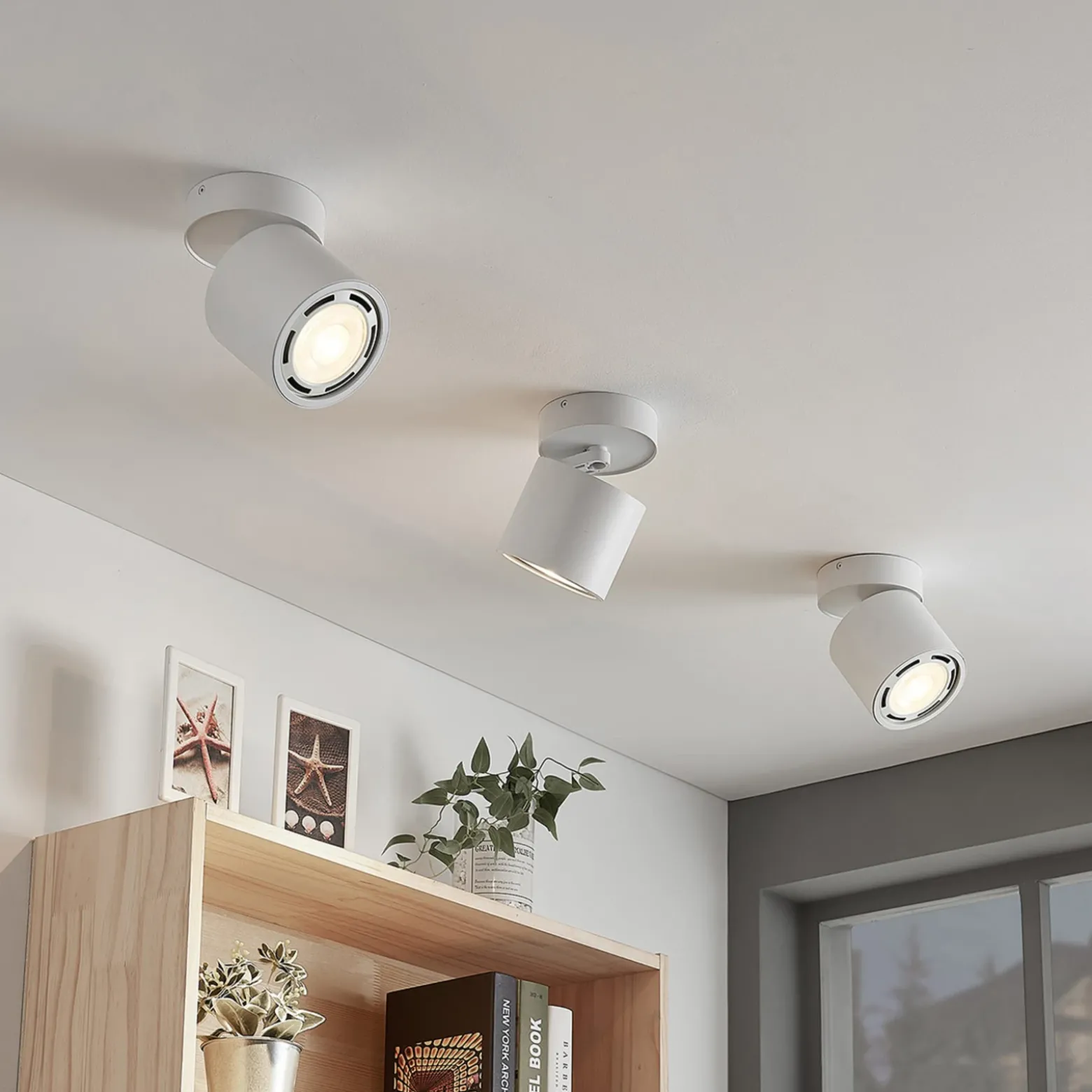 Downlight Arcchio Mabel, Ø 12 cm, blanco, orientable, GU10