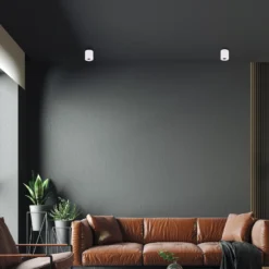 Downlight Bima, redondo blanco