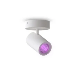 Downlight Calex Smart, blanco, Ø 10 cm, 1 luz, GU10-LED RGBW