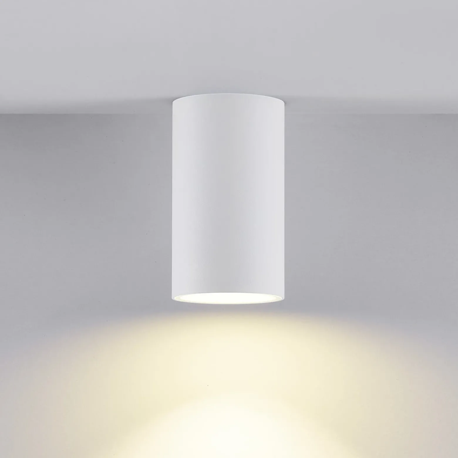 Downlight CAN, blanco, IP44, Ø 6 cm, metal, GU10