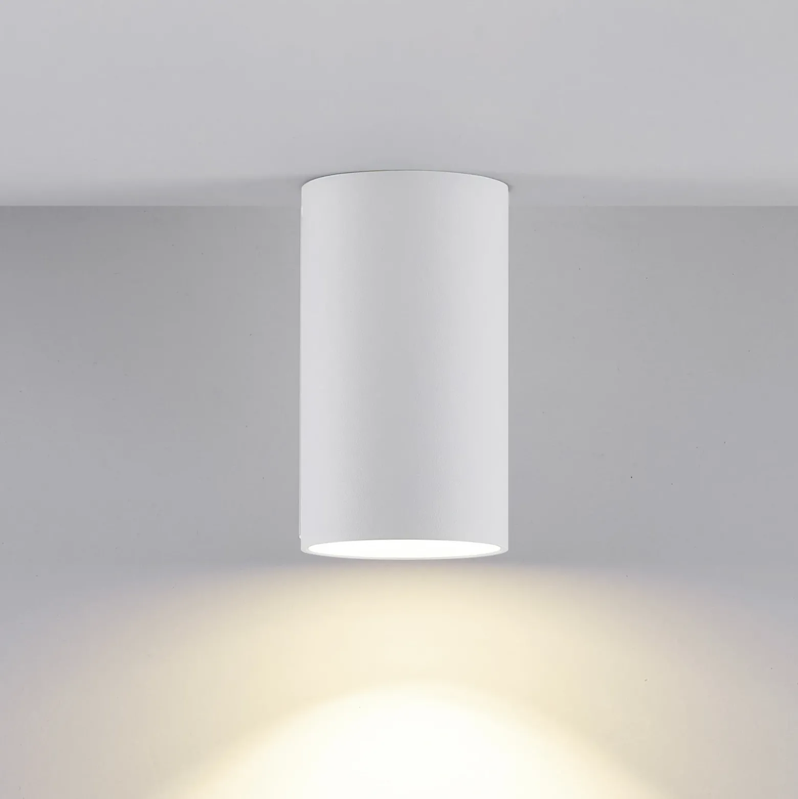 Downlight CAN, blanco, IP20, Ø 6 cm, metal, GU10