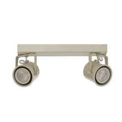 Downlight Canico, 2 luces, color crema