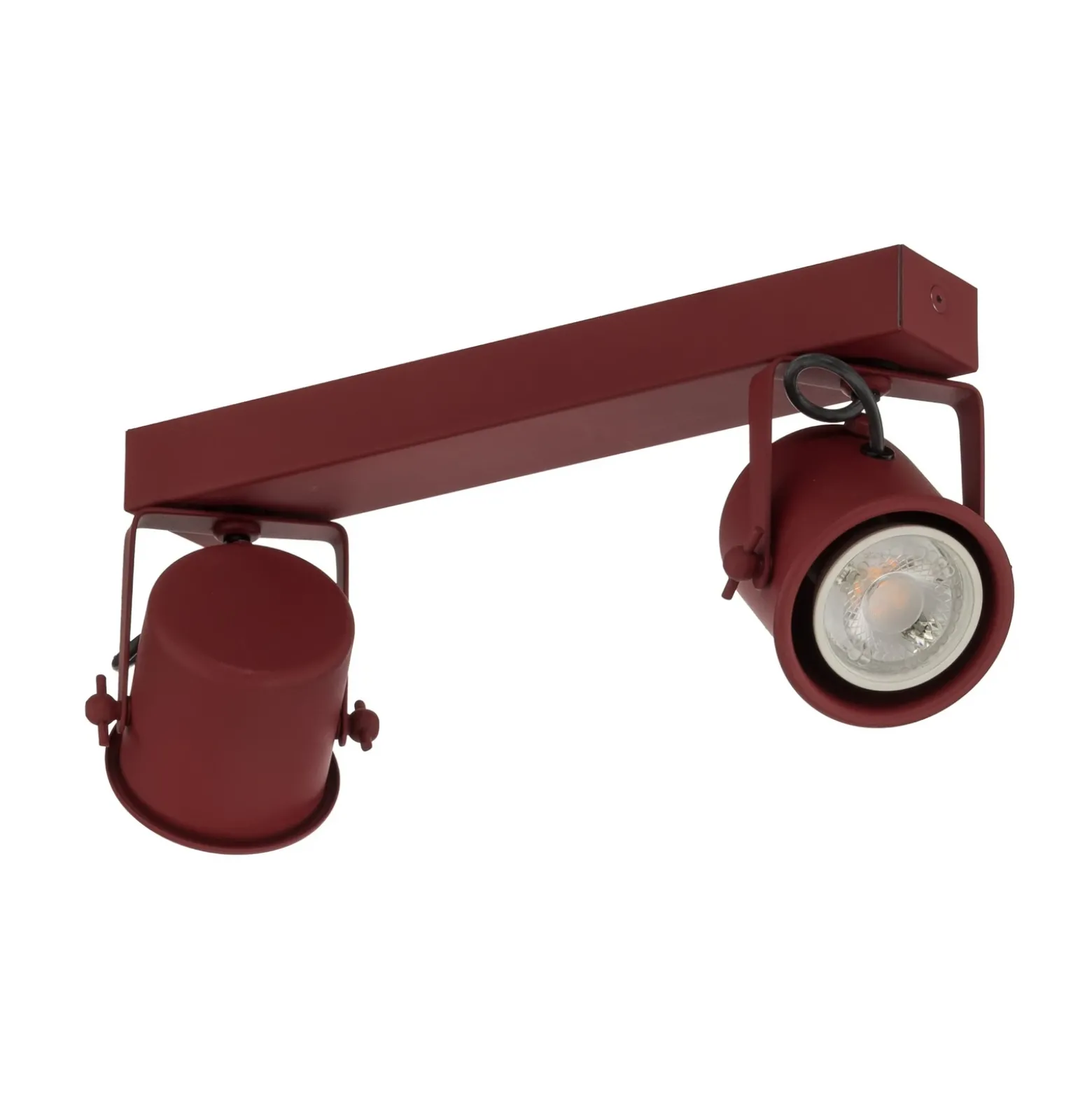 Downlight Canico, 2 luces, rojo