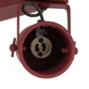 Downlight Canico, 3 luces, rojo