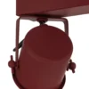 Downlight Canico, 3 luces, rojo