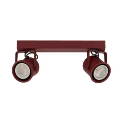 Downlight Canico, 2 luces, rojo