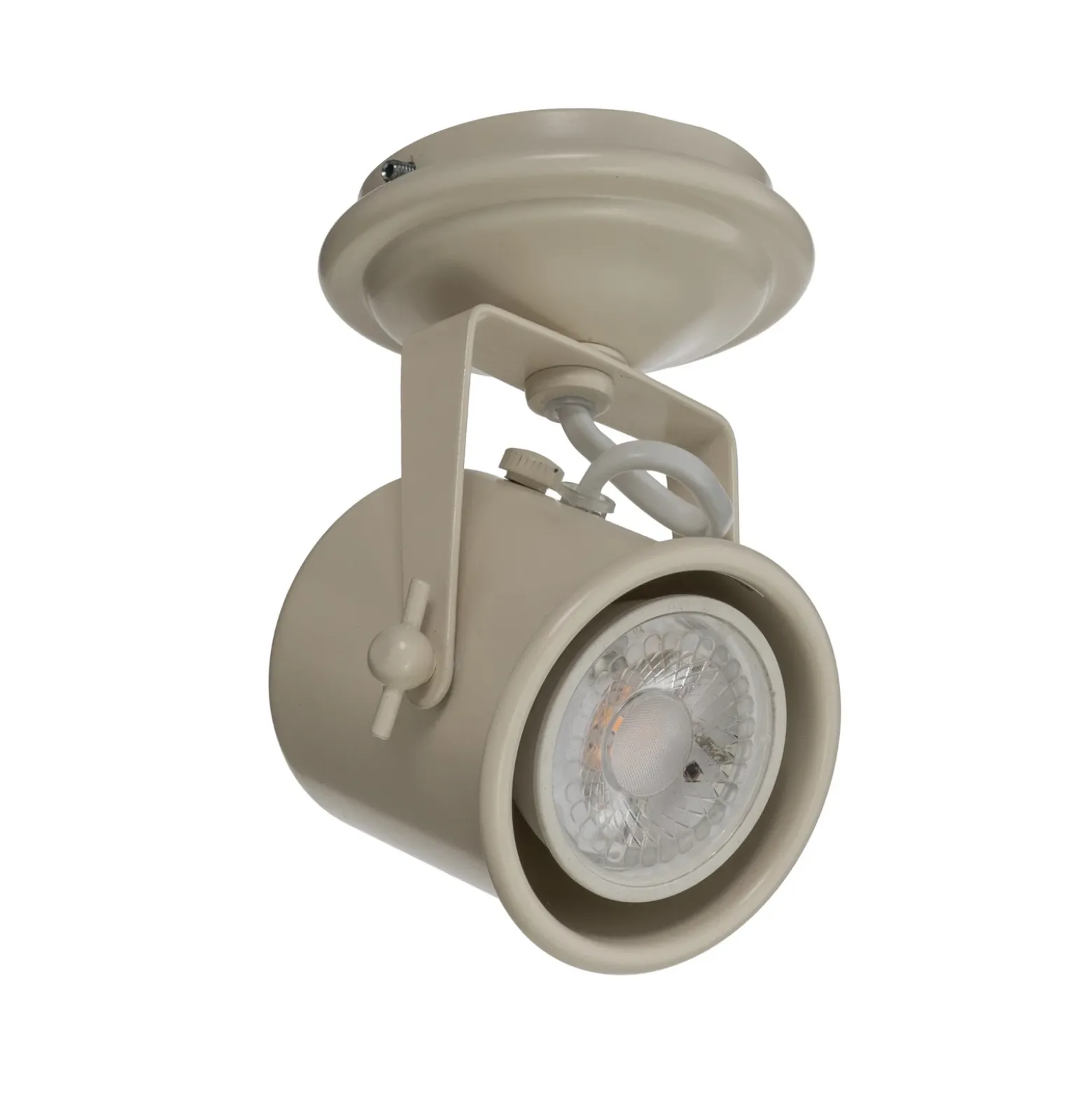 Downlight Canico, 1 luz, color crema