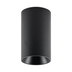 Downlight CAN, negro, IP20, Ø 6 cm, metal, GU10