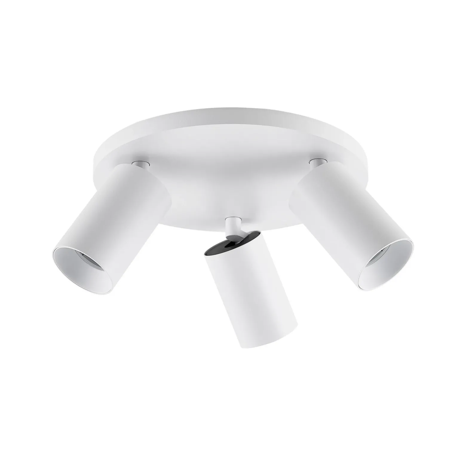 Downlight CAN TILT, blanco, Ø 23 cm, 3 luces, metal, GU10