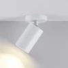 Downlight CAN TILT, blanco, Ø 8 cm, 1 luz, metal, GU10
