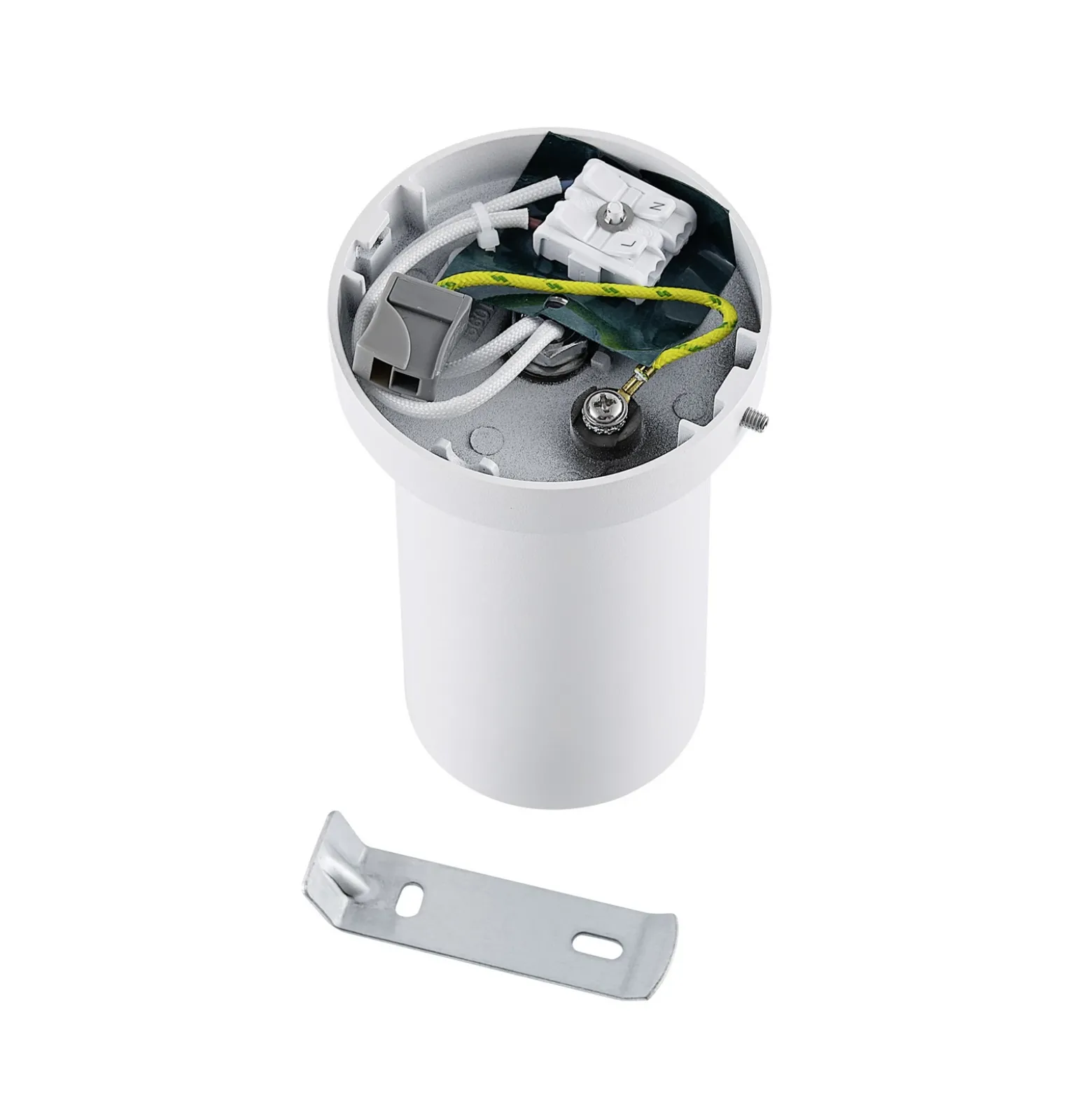 Downlight CAN TILT, blanco, Ø 8 cm, 1 luz, metal, GU10