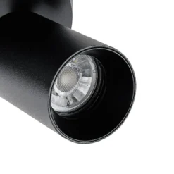 Downlight CAN TILT, negro, Ø 20 cm, 2 luces metal GU10