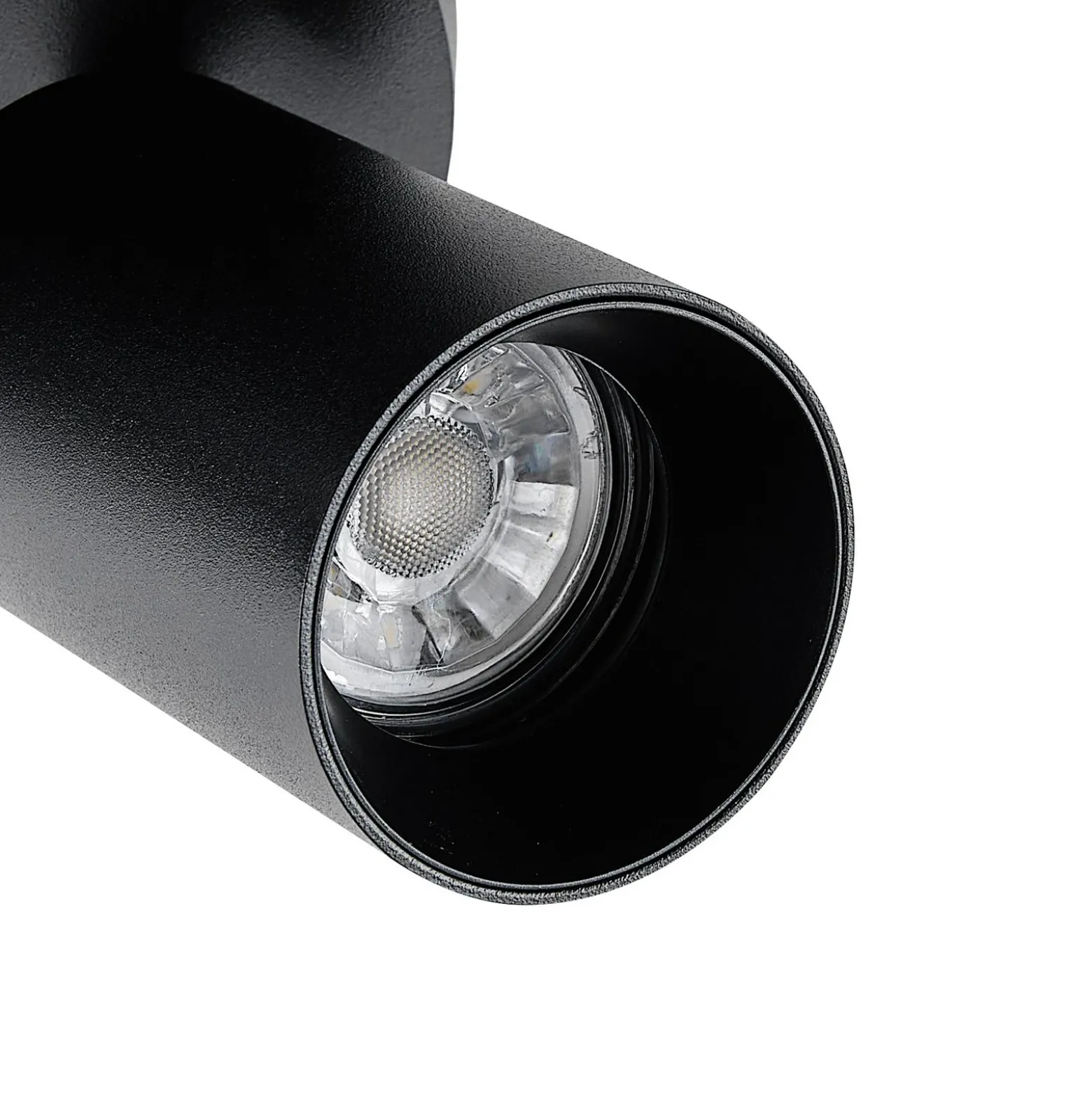 Downlight CAN TILT, negro, Ø 25 cm, 3 luces metal GU10