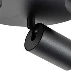 Downlight CAN TILT, negro, Ø 25 cm, 3 luces metal GU10