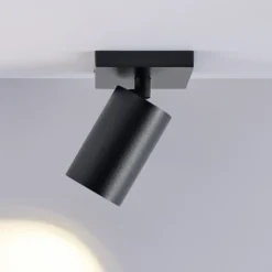 Downlight CAN TILT, negro, 11 x 9 cm, 1 luz, metal GU10