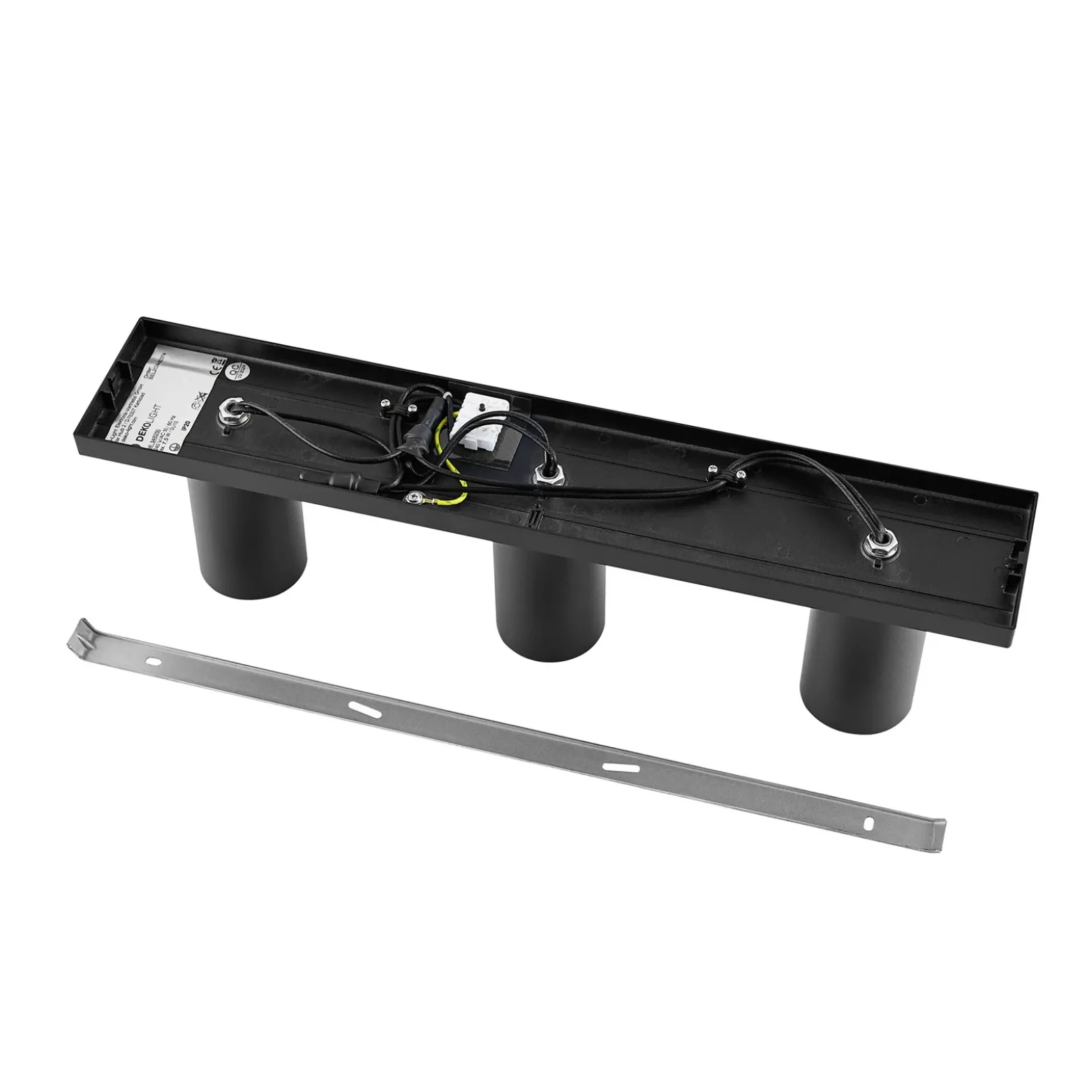 Downlight CAN TILT, negro, 48 x 9 cm, 3 luces, metal GU10