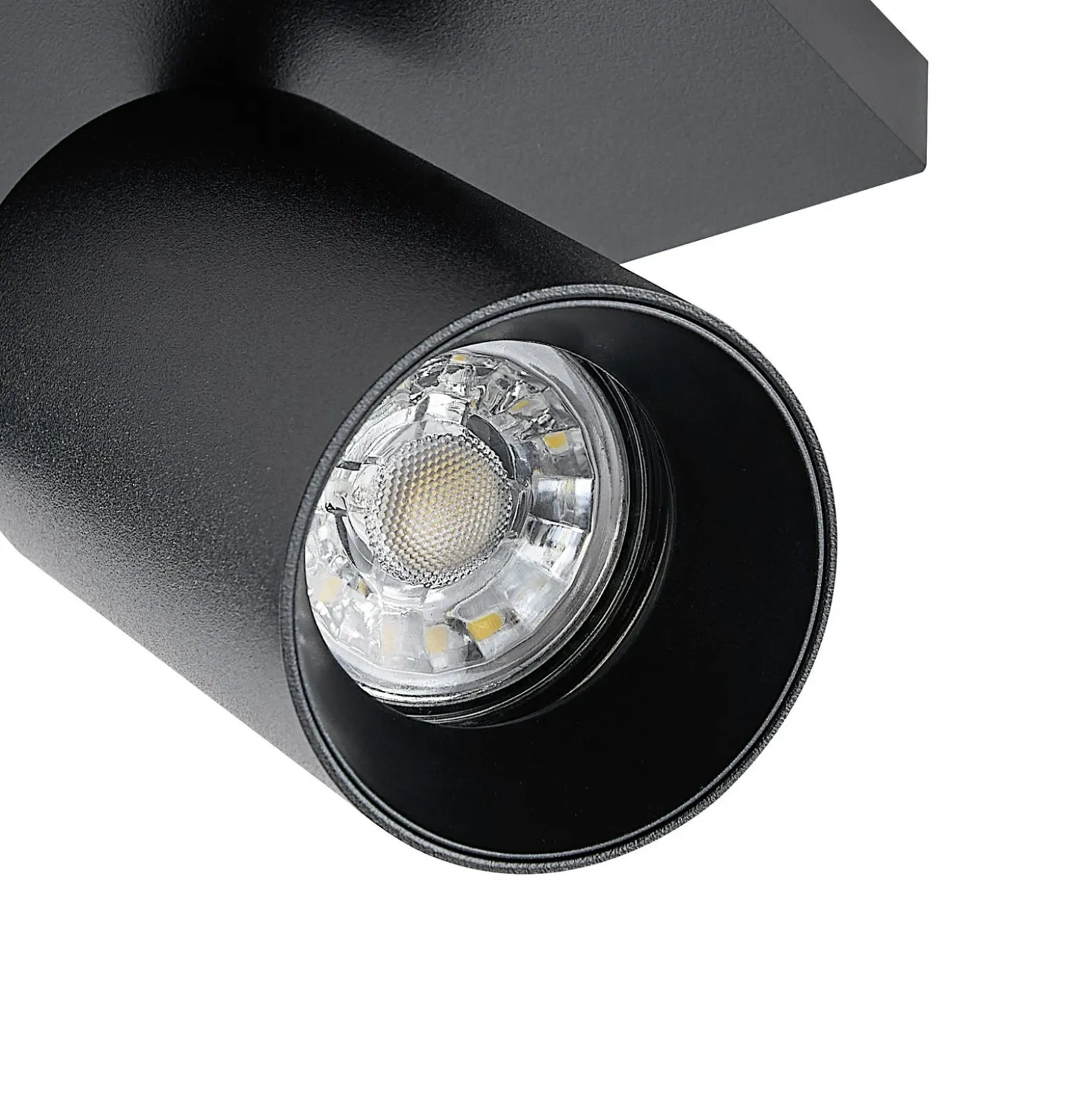 Downlight CAN TILT, negro, 48 x 9 cm, 3 luces, metal GU10