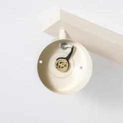 Downlight Chloe, color crema, 2 luces, orientable, GU10