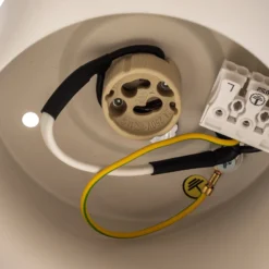 Downlight Chloe color crema, metal, 9 cm de altura, orientable, GU10