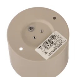 Downlight Chloe color crema, metal, 9 cm de altura, orientable, GU10