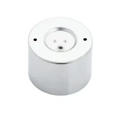 Downlight Chloe fijo, acero cromado