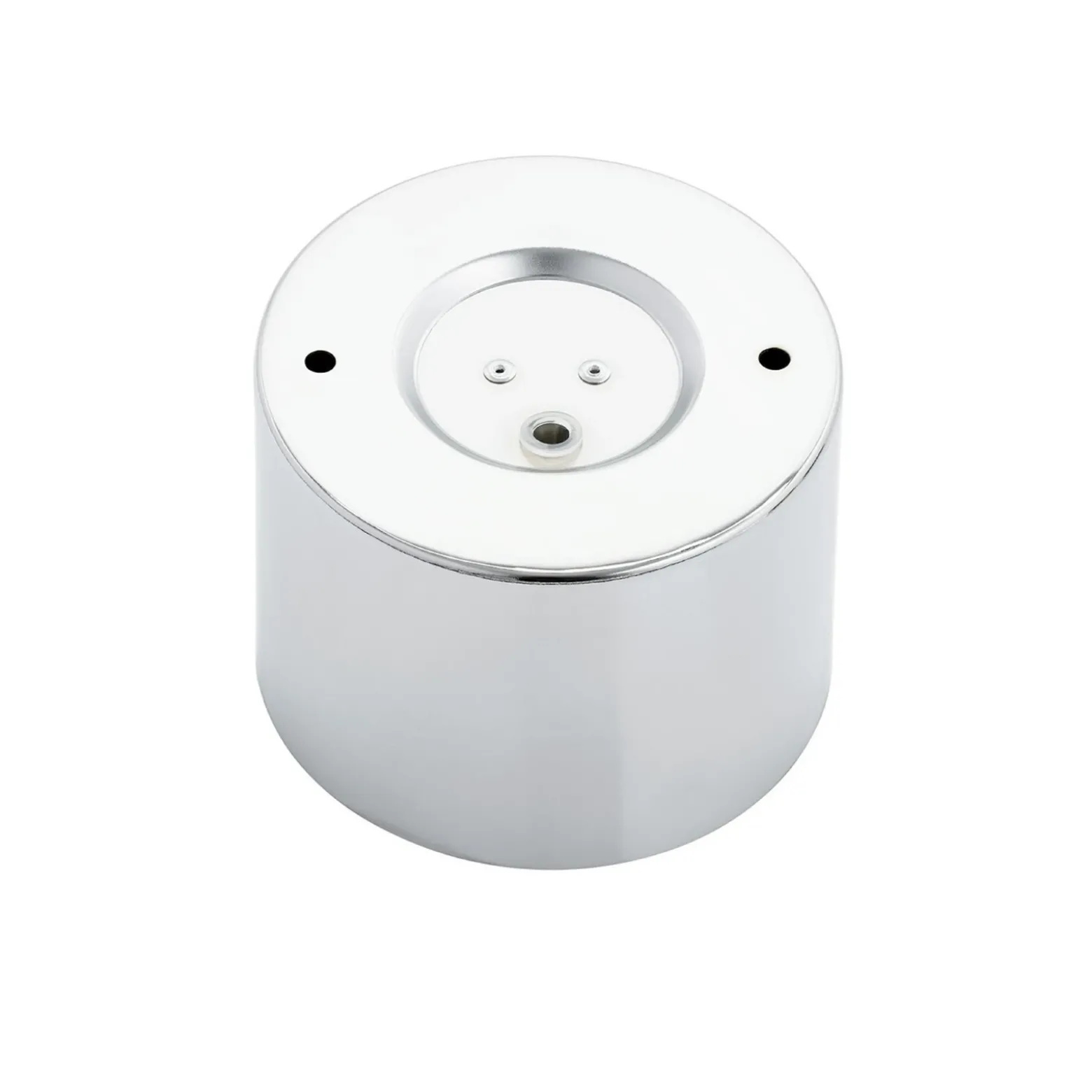 Downlight Chloe fijo, acero cromado