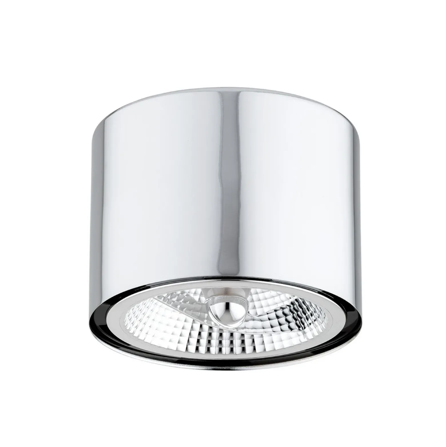 Downlight Chloe fijo, acero cromado