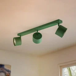 Downlight Chloe orientable 3 luces, verde