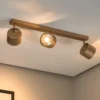 Downlight Chloe orientable 3 luces, dorado
