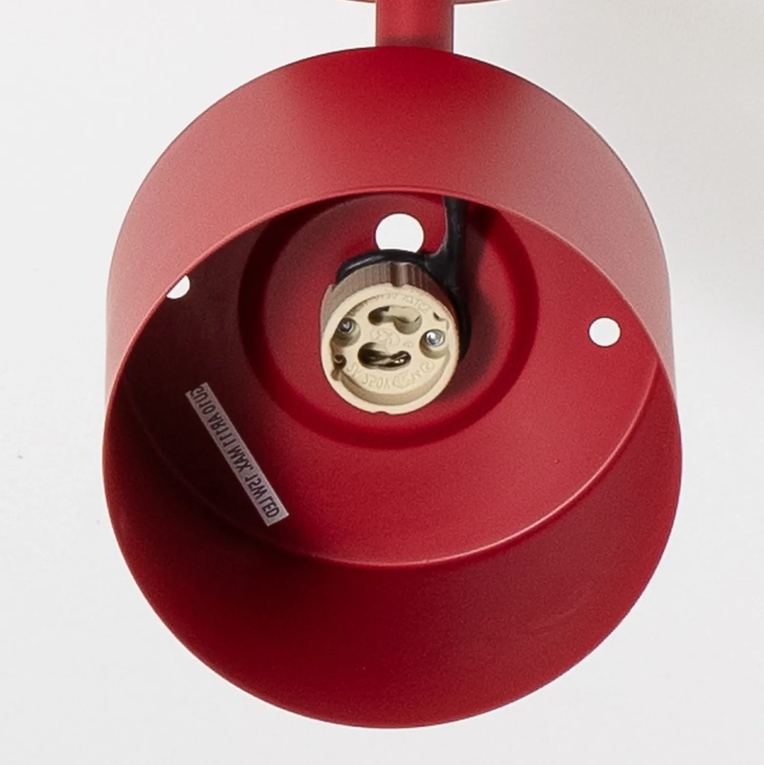 Downlight Chloe orientable 1 luz, rojo