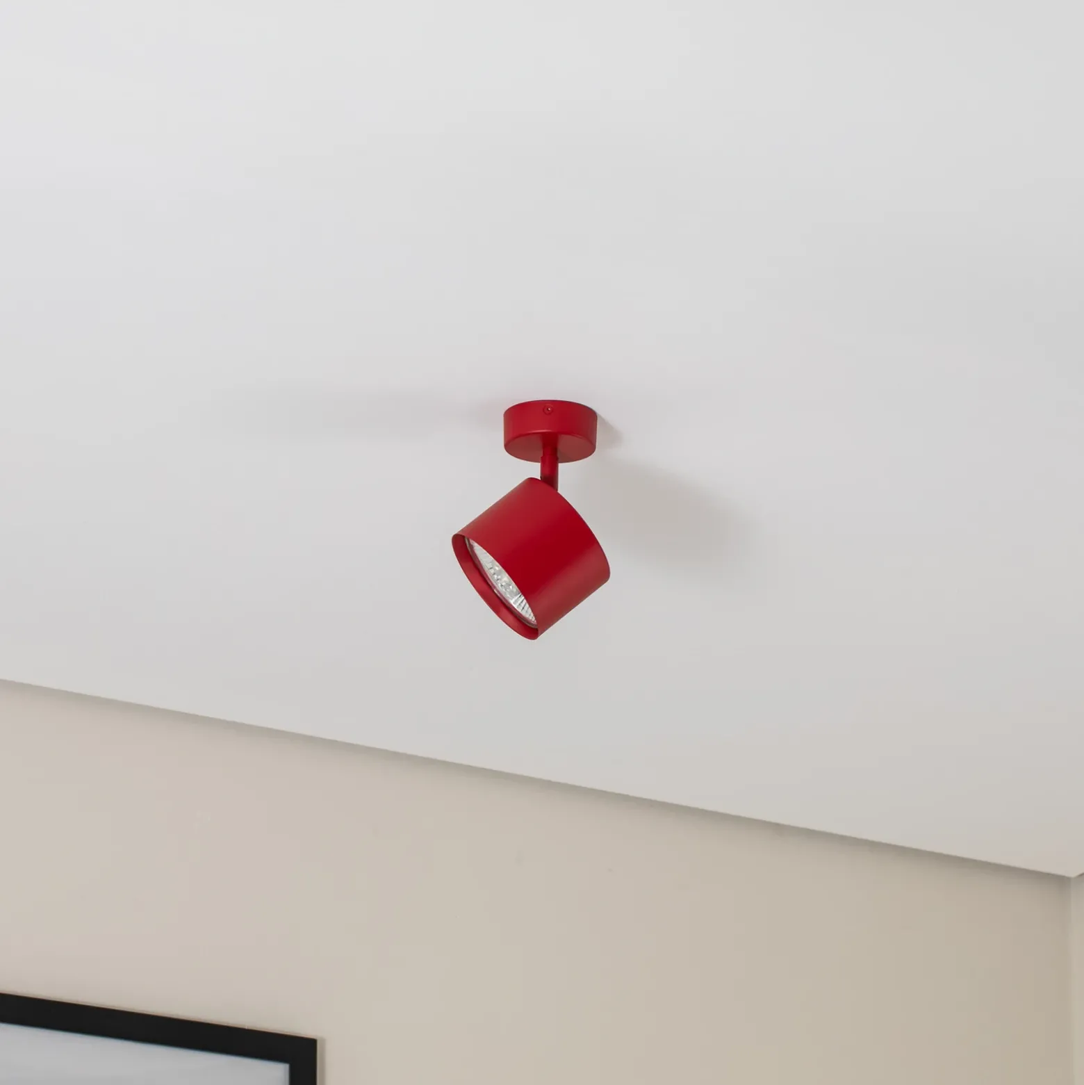 Downlight Chloe orientable 1 luz, rojo