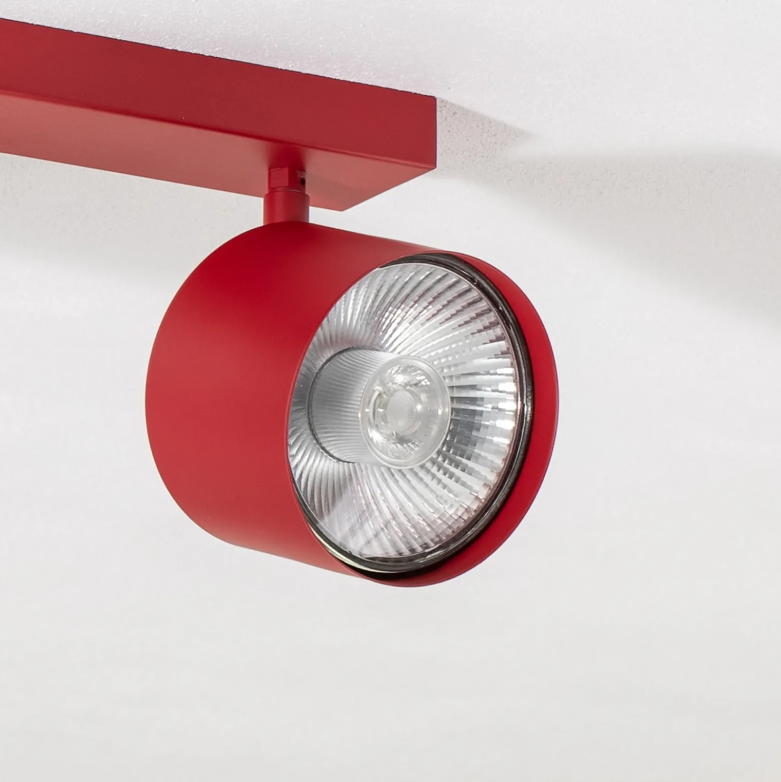 Downlight Chloe orientable 2 luces, rojo