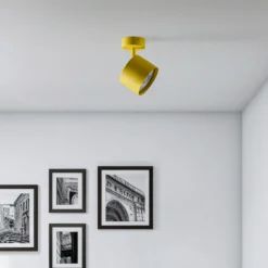 Downlight Chloe orientable 1 luz, amarillo