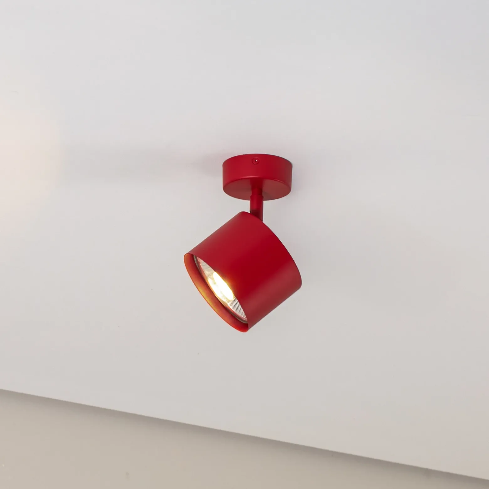 Downlight Chloe orientable 1 luz, rojo