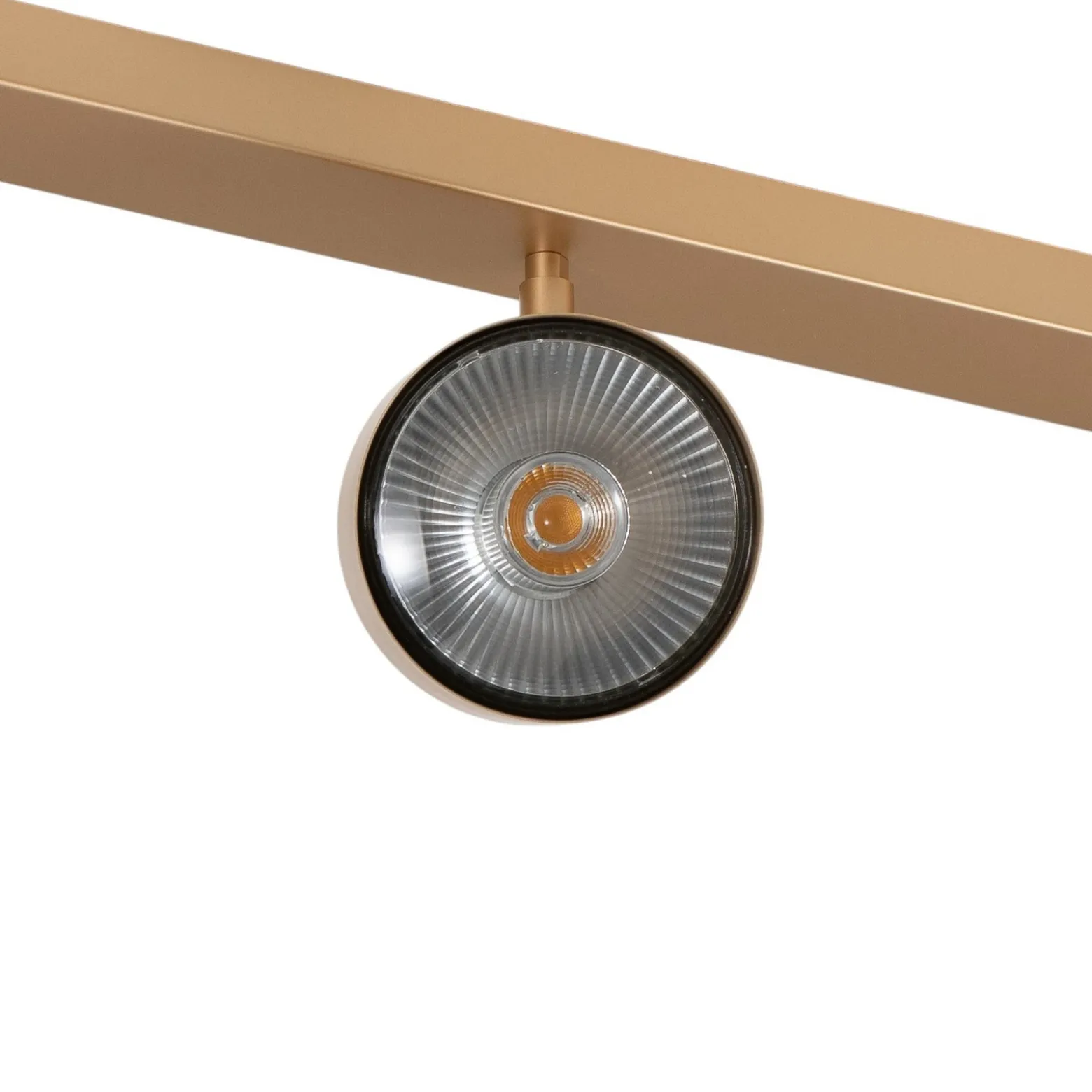 Downlight Chloe orientable 3 luces, dorado
