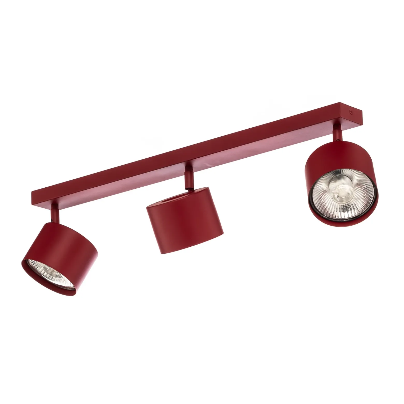 Downlight Chloe orientable 3 luces, rojo