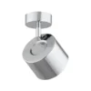 Downlight Chloe, orientable, 1 luz, acero cromado