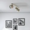 Downlight Chloe orientable 3 luces, beige