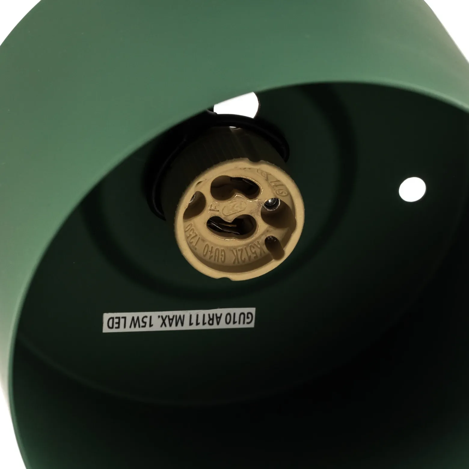 Downlight Chloe, orientable, verde, metal, GU10, 13,5 cm