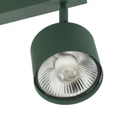 Downlight Chloe, verde, 4 luces, regulable