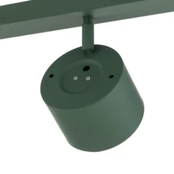 Downlight Chloe, verde, 4 luces, regulable