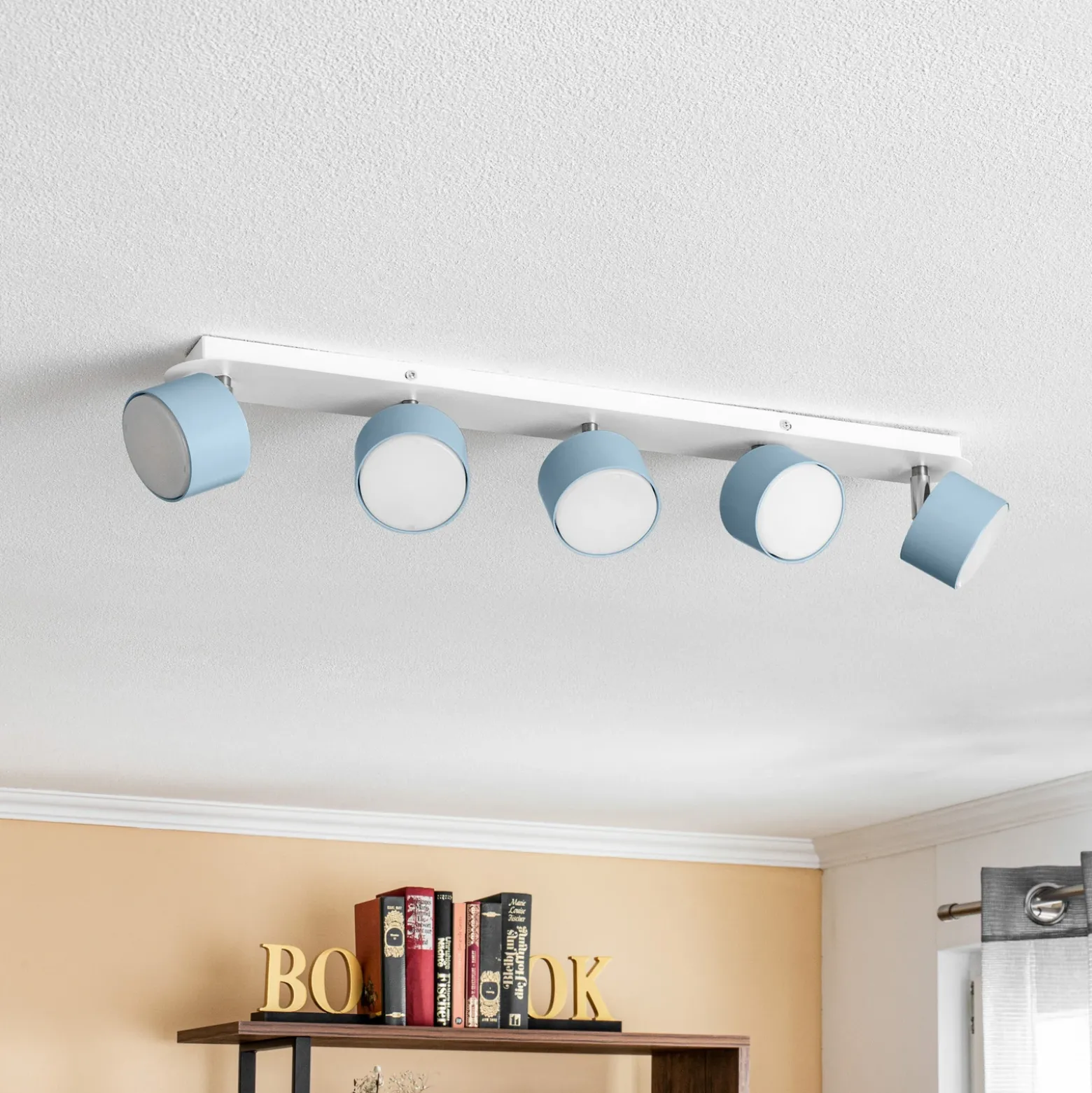 Downlight Cloudy 5 luces azul