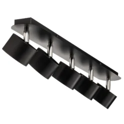 Downlight Cloudy 5 luces negro